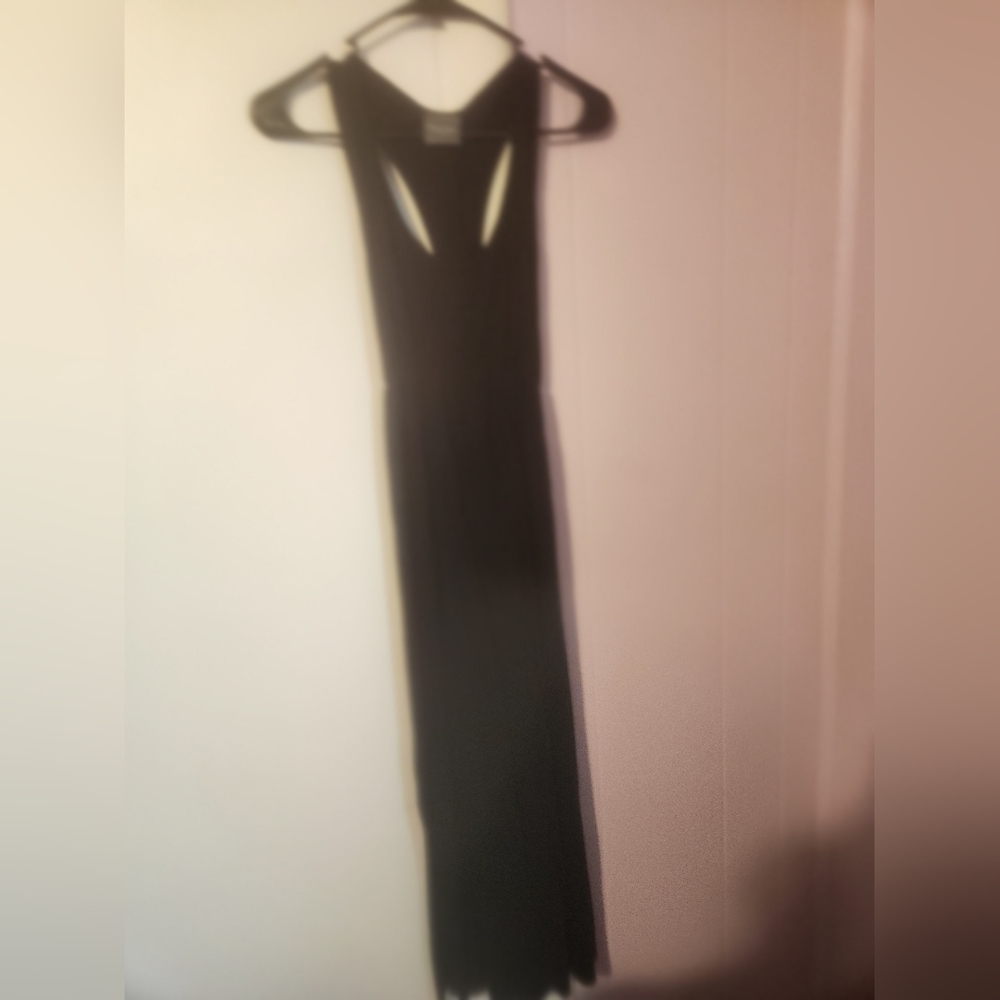 Black maxi dress